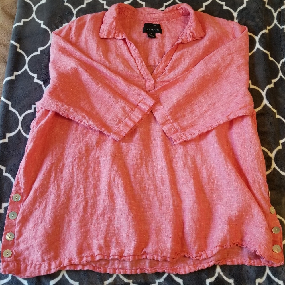 Tahari, 3X, Orange